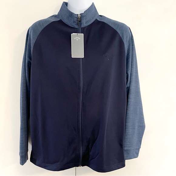 NWT Callaway Men's Golf Full Zip Track Jacket - Picture 3 of 13
